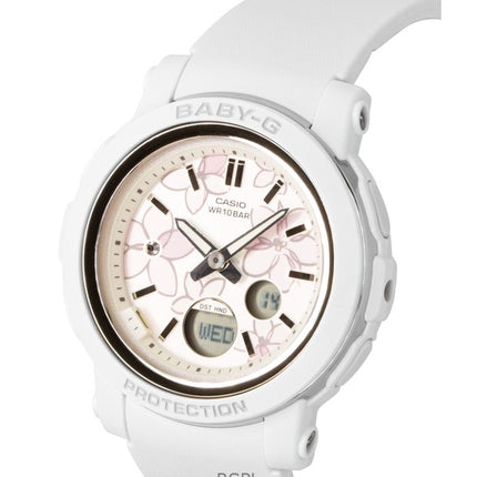 Montre Casio Baby-G analogique-numérique à quartz, bracelet en résine, cadran multicolore, BGA-290FL-7A, étanche à 100 m, pour femme