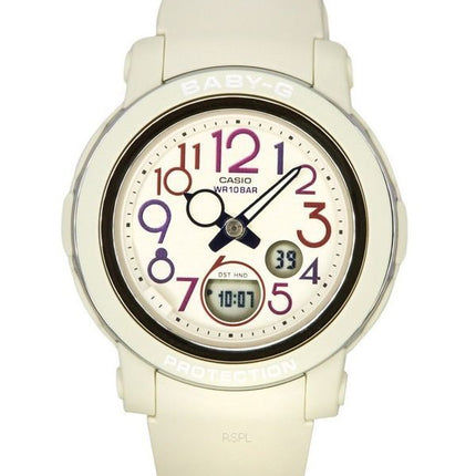 Montre pour femme Casio Baby-G analogique numérique rétro Pop bracelet en résine multicolore cadran blanc Quartz BGA-290PA-7A 10