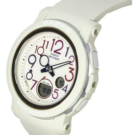 Montre pour femme Casio Baby-G analogique numérique rétro Pop bracelet en résine multicolore cadran blanc Quartz BGA-290PA-7A 10