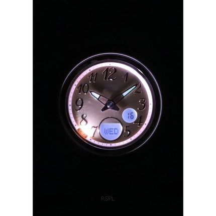 Montre pour femme Casio Baby-G analogique numérique avec bracelet en résine et cadran en or rose BGA-290SA-4A 100M