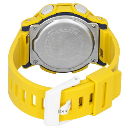 Montre analogique numérique Casio Baby-G pour femme, bracelet en résine, cadran blanc, quartz, BGA-310RP-9A, 100 m