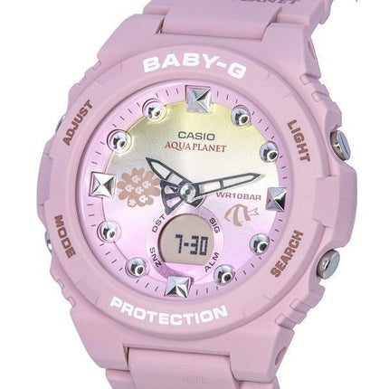 Casio Baby-G Aquaplanet Édition Limitée Analogique Numérique Cadran Multicolore Quartz BGA-320AQ-4A 100M Montre Femme