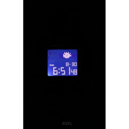 Montre numérique Casio Baby-G pour femme avec bracelet en résine et cadran noir, quartz BGD-10-1 100 m