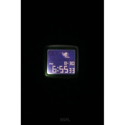 Montre numérique Casio Baby-G pour femme avec bracelet en résine et cadran vert menthe BGD-10-3 100 m