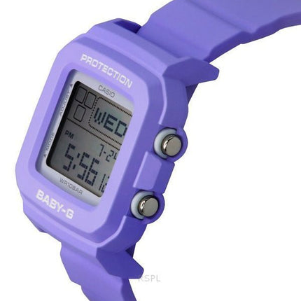 Casio Baby-G Plus Digital 30e anniversaire Bracelet en résine violette Quartz BGD-10K-6 100M Montre pour femme avec support spéc