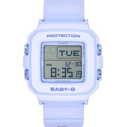 Montre Casio Baby-G Plus Digitale à quartz avec bracelet en résine et support spécial pour femme (BGD-10KH-2B, étanche à 100 m).
