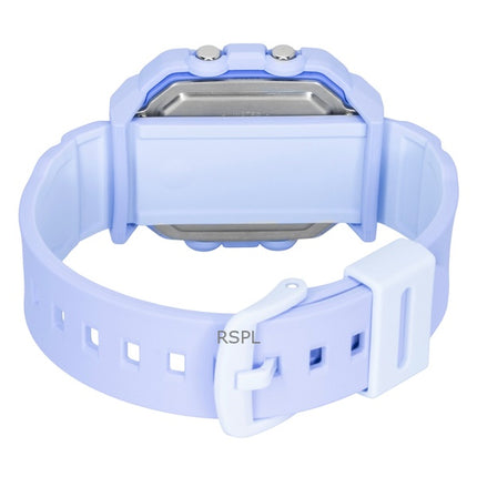 Montre Casio Baby-G Plus Digitale à quartz avec bracelet en résine et support spécial pour femme (BGD-10KH-2B, étanche à 100 m).