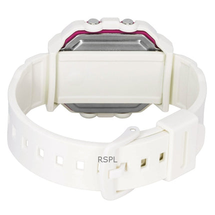 Montre Casio Baby-G Plus Digitale à quartz avec bracelet en résine et étui en silicone pour femme BGD-10KH-7, étanche à 100 m.