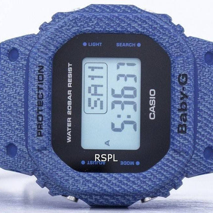 Casio Baby-G Denim serait d’alarme numérique 200M BGD-560DE-2 Women Watch