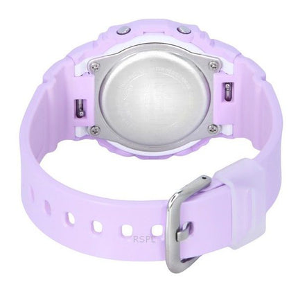 Montre pour femme Casio Baby-G Skater Fashion numérique bracelet en résine violette Quartz BGD-565GS-6 100M