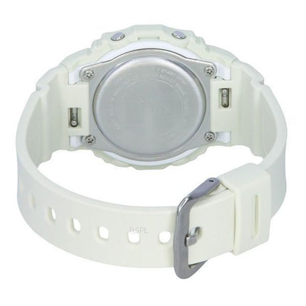 Montre pour femme Casio Baby-G Retro Flower Field Digital Bracelet en résine blanche Quartz BGD-565RP-7 100M