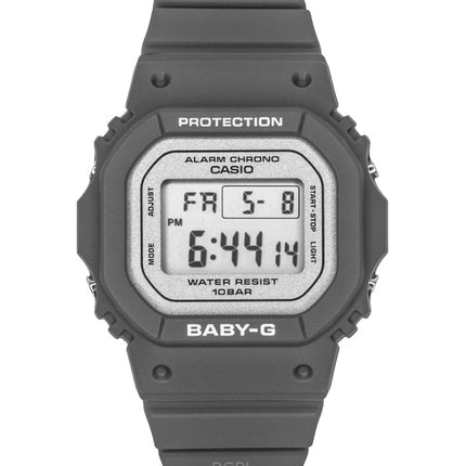 Montre Casio Baby-G pour femme, bracelet en résine, mouvement à quartz numérique BGD-565SC-1, étanche à 100 m
