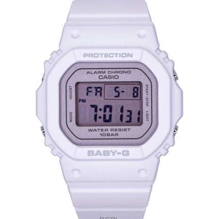 Montre Casio Baby-G pour femme, bracelet en résine, mouvement à quartz numérique BGD-565SC-4B, étanche à 200 m