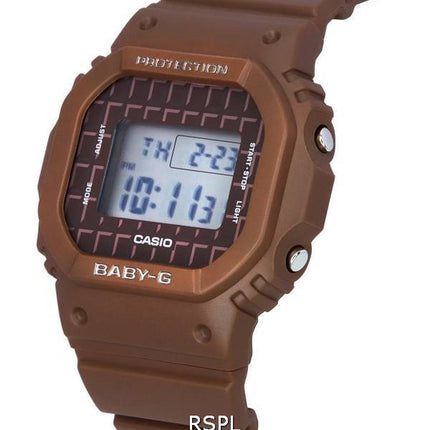 Montre pour femme Casio Baby-G Sweets Collection Chocolate Brown Digital Quartz BGD-565USW-5 BGD565USW-5 100M
