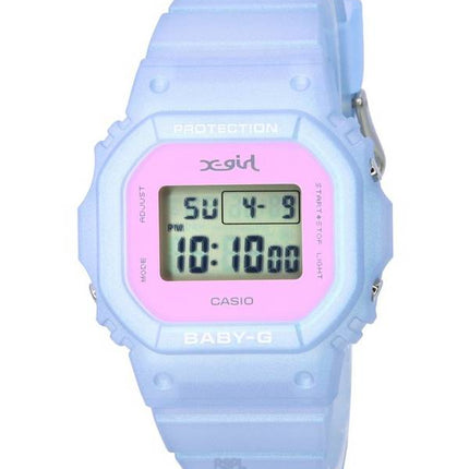 Casio Baby-G X-Girl Collaboration Digital Quartz BGD-565XG-2 BGD565XG-2 100M Montre pour femme avec coffret cadeau