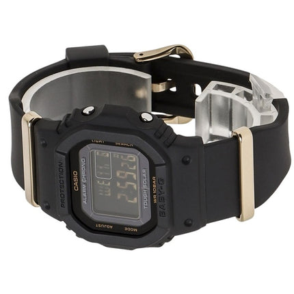 Montre numérique Casio Baby-G 50e anniversaire pour femme avec bracelet en résine biosourcée Tough Solar BGD-S565ZE-1 100 m