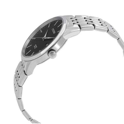 Montre Citizen Black Dial en acier inoxydable Quartz BI5000-87E pour homme