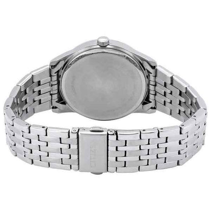 Montre Citizen Black Dial en acier inoxydable Quartz BI5000-87E pour homme