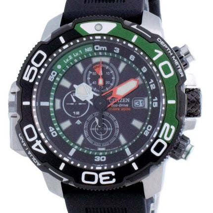 Montre pour homme Citizen Promaster Marine Aqualand Chronograph Diver',s Eco-Drive BJ2168-01E 200M