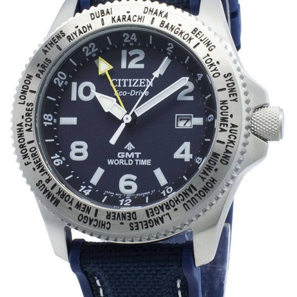 Montre Citizen Promaster BJ7100-15L World Time Eco-Drive 200M pour homme