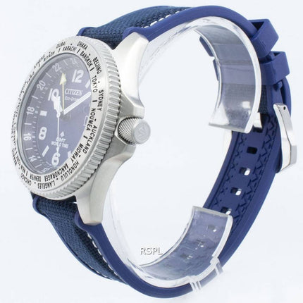 Montre Citizen Promaster BJ7100-15L World Time Eco-Drive 200M pour homme