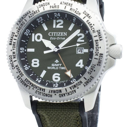 Montre Citizen Promaster BJ7100-23X World Time Eco-Drive 200M pour homme