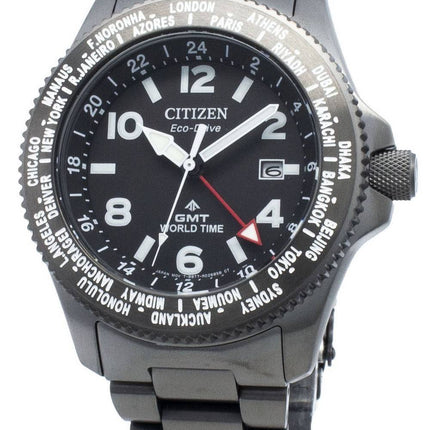 Montre Citizen Promaster BJ7107-83E World Time Eco-Drive 200M pour homme