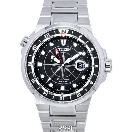 Montre pour homme Citizen Eco-Drive Endeavour è  cadran noir Diver BJ7140-53E 200M