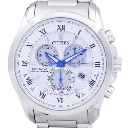 Montre Citizen Eco-Drive chronographe quantième perpétuel BL5540-53 a masculine