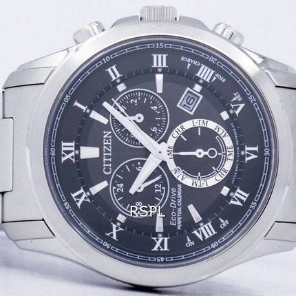 Montre Citizen Eco-Drive chronographe quantième perpétuel alarme BL5540-53E masculine