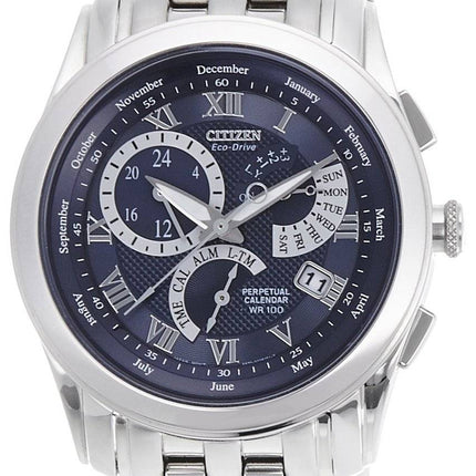 CITIZEN Eco-Drive alarme calendrier perpétuel BL8001 - 58 L/BL8000 - 54 L