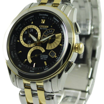 Citizen Eco-Drive quantième perpétuel BL8005-77F saphir montre homme