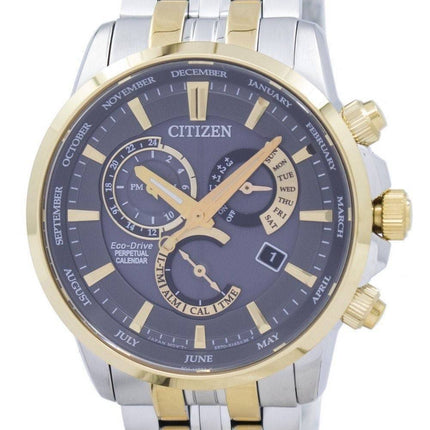 Montre Citizen Eco-Drive quantième perpétuel GMT BL8144 - 54H masculin