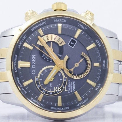 Montre Citizen Eco-Drive quantième perpétuel GMT BL8144 - 54H masculin