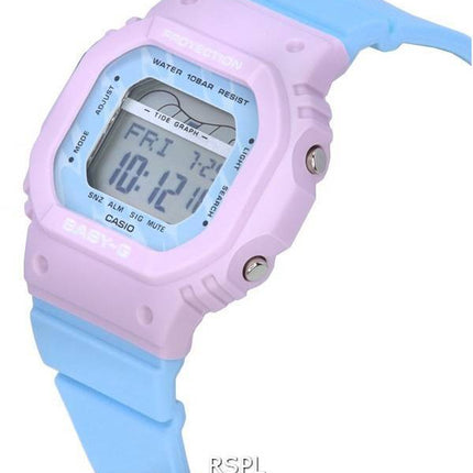 Casio Baby-G G-Glide Digital Cadran Bleu Quartz BLX-565-2 BLX565-2 100M Montre Femme