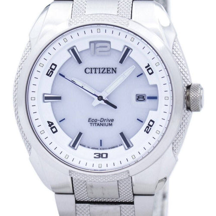 Citizen Eco-Drive titane analogiques Japon fait BM6901-55 b montre homme