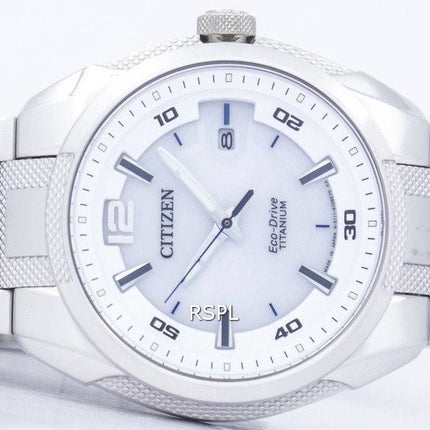 Citizen Eco-Drive titane analogiques Japon fait BM6901-55 b montre homme