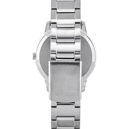 Montre unisexe Citizen Eco-Drive en acier inoxydable avec cadran argenté BM6978-77A