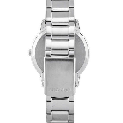 Montre pour homme Citizen Eco-Drive en acier inoxydable avec cadran noir BM6978-77E