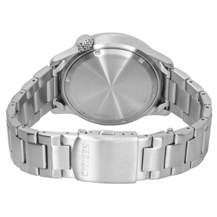 Montre homme Citizen Weekender Avion, boîtier en acier inoxydable, cadran bleu, Eco-Drive BM7550-52L, étanche à 100 m