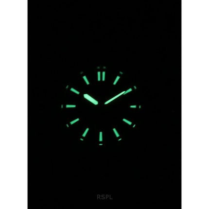 Montre Citizen Eco-Drive en acier inoxydable avec cadran orange BM7630-80Z 100M pour homme