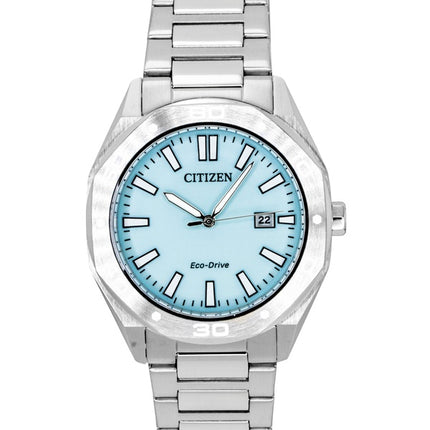 Montre homme Citizen Eco-Drive BM7631-87M, cadran bleu, solaire, acier inoxydable