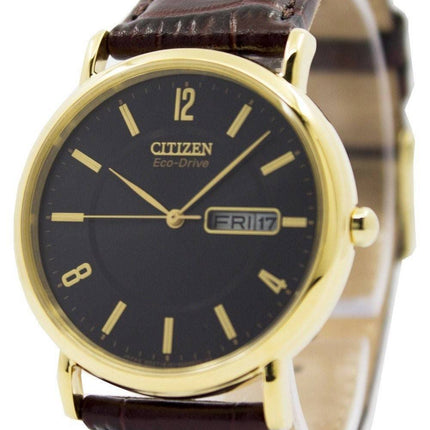 Montre Citizen Eco-Drive Gold Tone en acier inoxydable BM8242-08F masculine