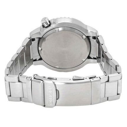 Montre pour homme Citizen Promaster Dive en acier inoxydable avec cadran bleu clair Eco-Drive Diver BN0165-55L 200M