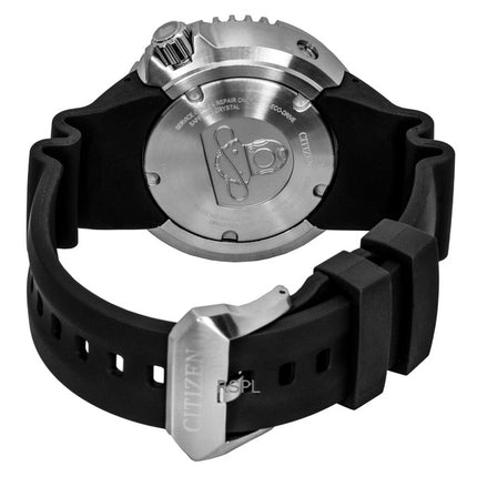 Montre de plongée Citizen Promaster Eco-Drive BN1024-01Z pour homme, bracelet en polyuréthane, cadran rouge, 300 m