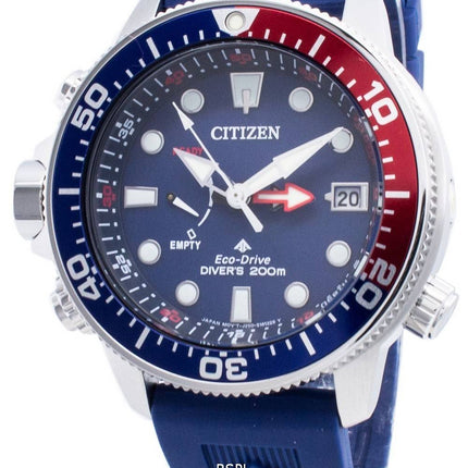 Montre Citizen PROMASTER Eco-Drive BN2038-01L Réserve de marche 200M pour homme