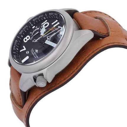 Montre pour homme Citizen Promaster Land Series Super Titanium avec cadran noir Eco-Drive Diver BN4061-08E 200M