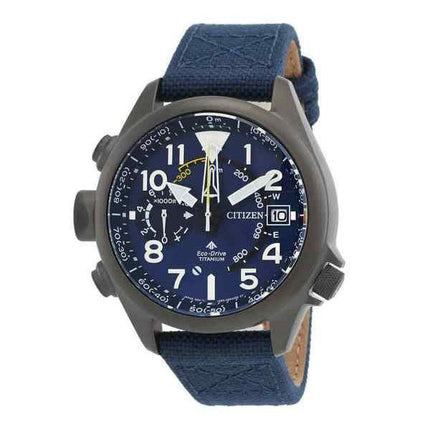 Montre pour homme Citizen Promaster Altichron Super Titanium avec cadran bleu Eco-Drive Diver BN4065-07L 200M