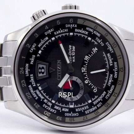 Citoyen rétrograde Dual Time Eco-Drive World Time BR0010-56F