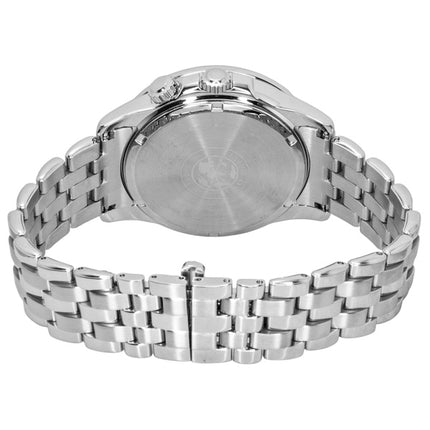 Montre homme Citizen Calendrier Heure Mondiale, boîtier en acier inoxydable, cadran bleu, Eco-Drive BU2021-51L, étanche à 100 m